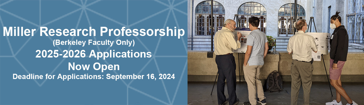 2025-2026 Miller Research Professorship Applications Open